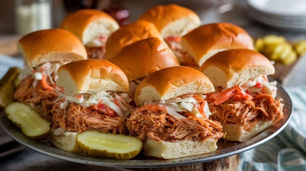 BBQ Pulled Chicken Sliders