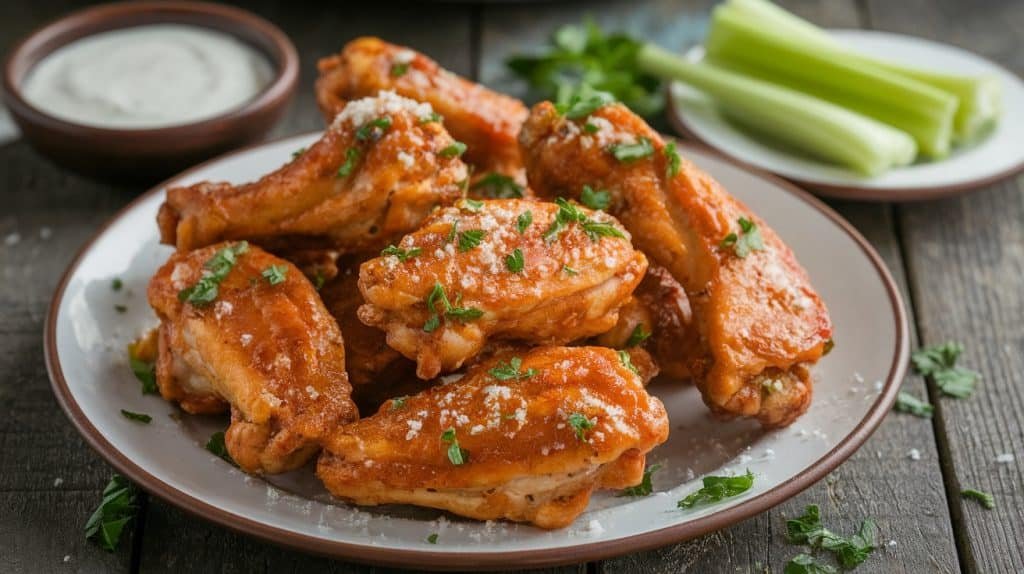 Baked Garlic Parmesan Wings