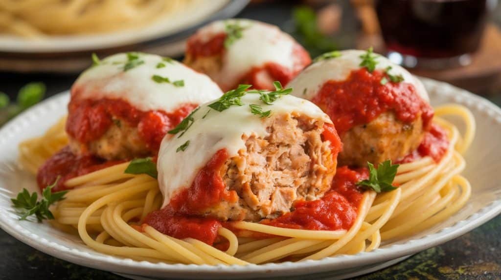 Chicken Parmesan Meatballs