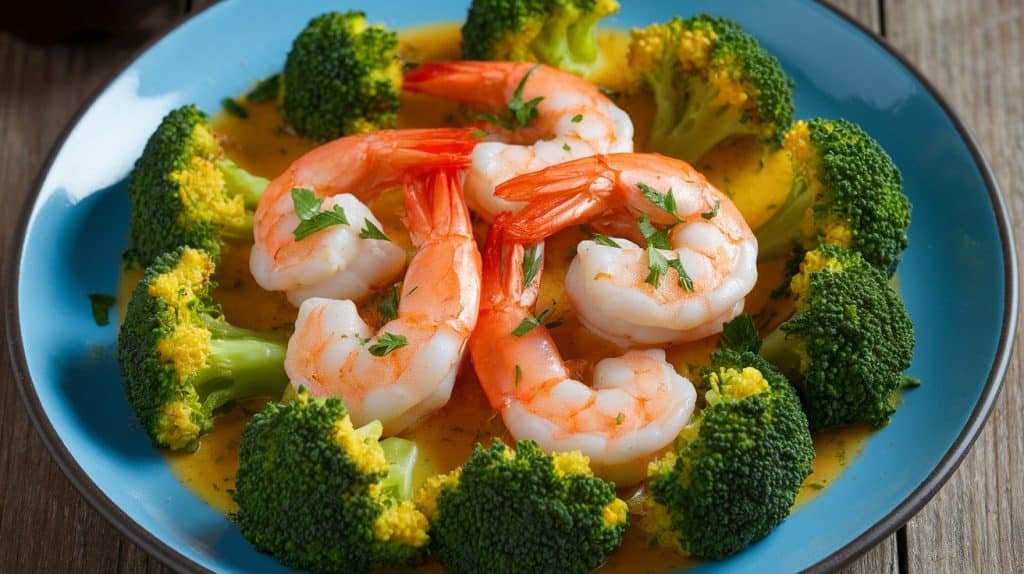 Garlic Butter Shrimp & Broccoli