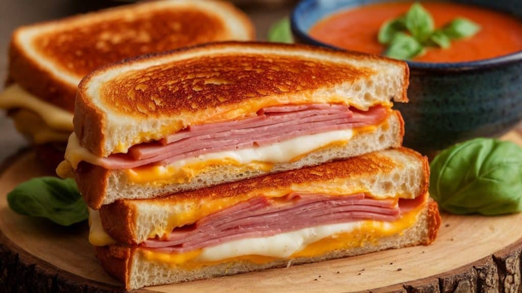 Grilled Cheese with Ham