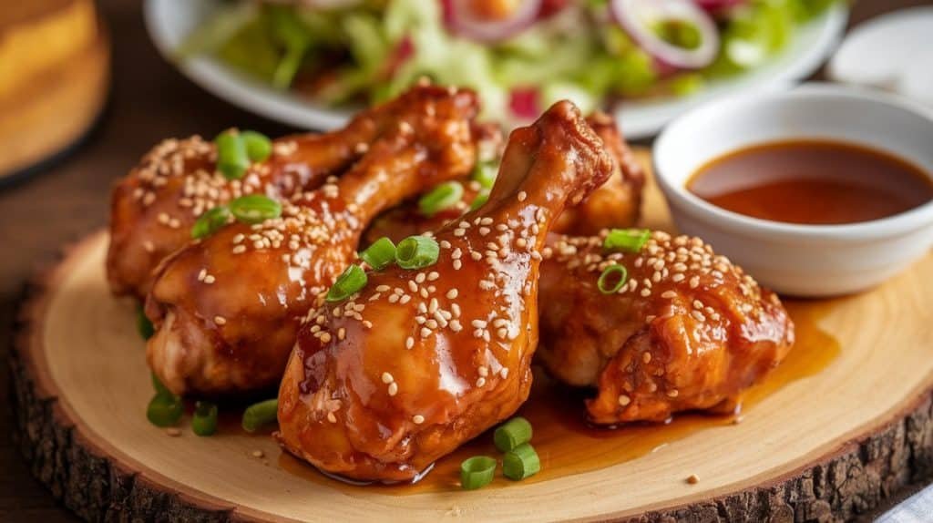 Sweet and Savory Honey Soy Chicken Drumsticks