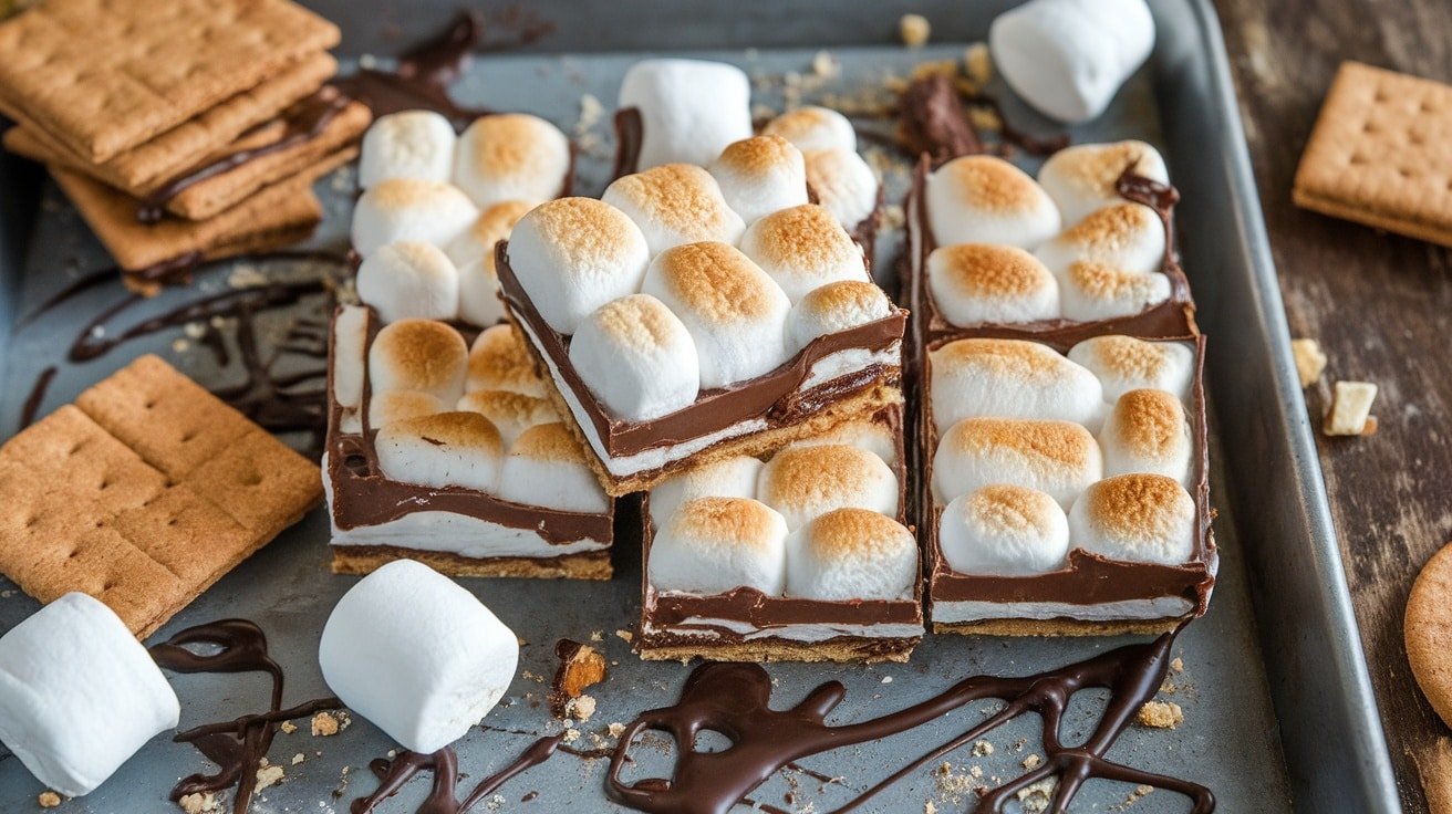 A delicious tray of gooey s