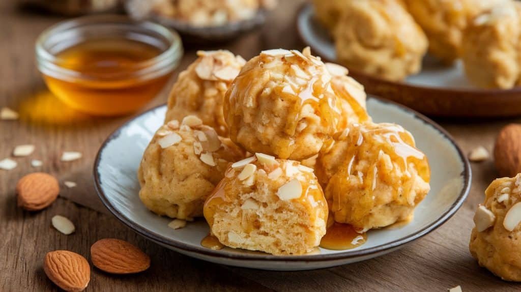 No-Bake Honey Almond Cookie Bites