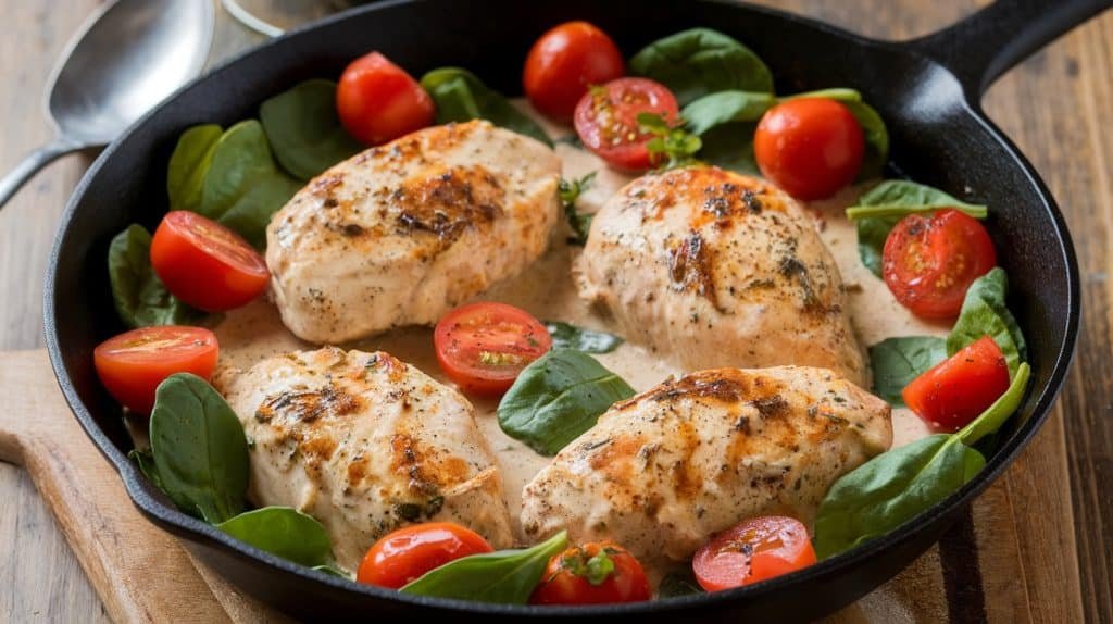 Creamy Ranch Chicken Skillet