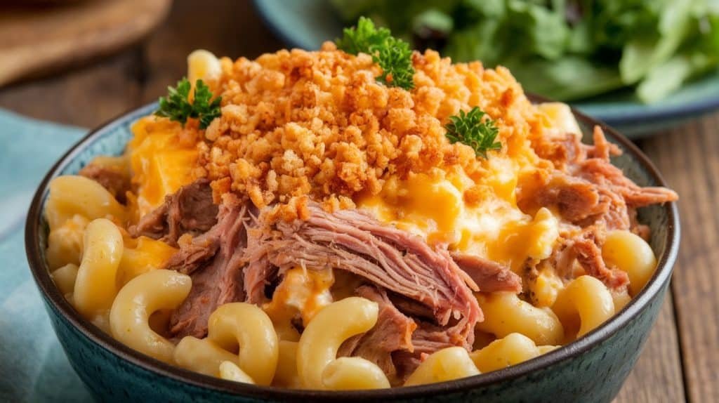 Pulled Pork Mac and Cheese