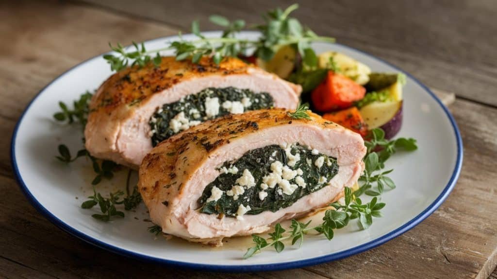 Spinach and Feta Stuffed Chicken