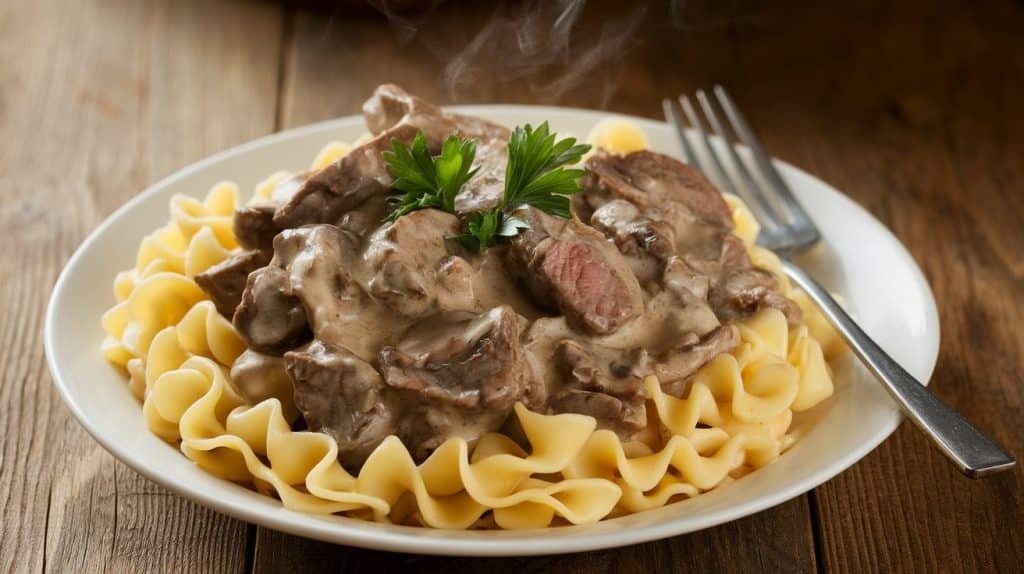 Beef Stroganoff