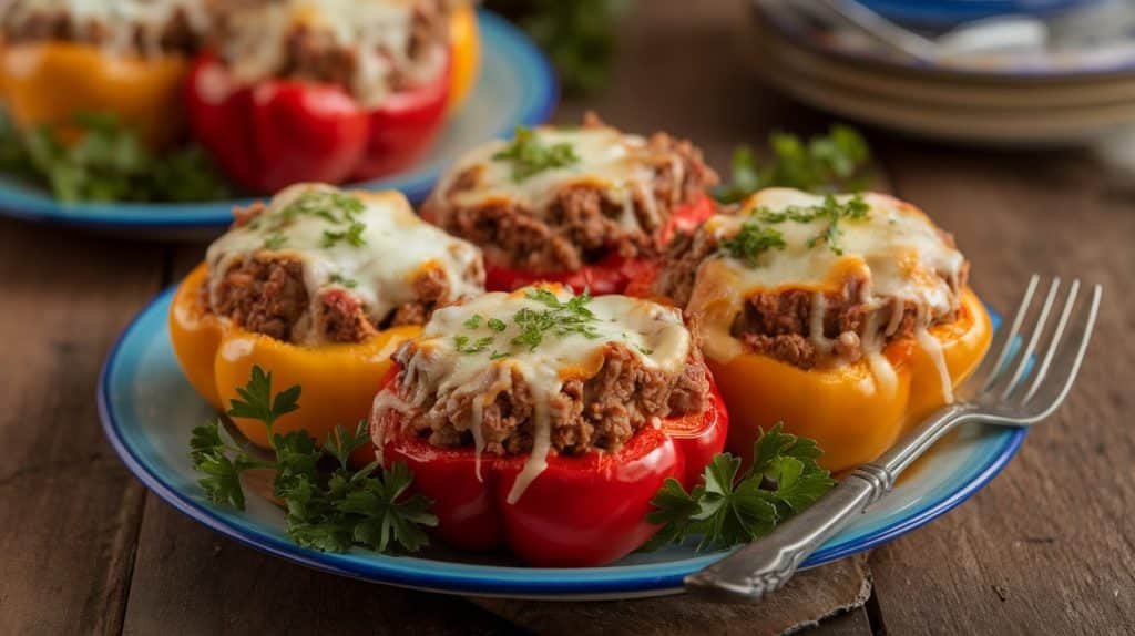 Philly Cheesesteak Stuffed Peppers
