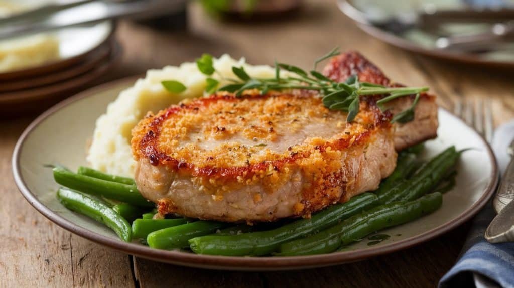 Parmesan Crusted Pork Chops
