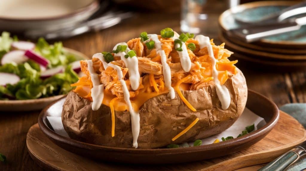 Loaded Chicken Baked Potatoes