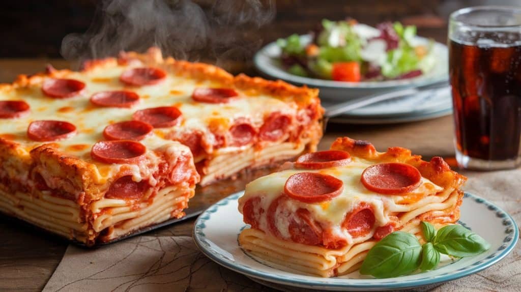 Pepperoni Pizza Casserole