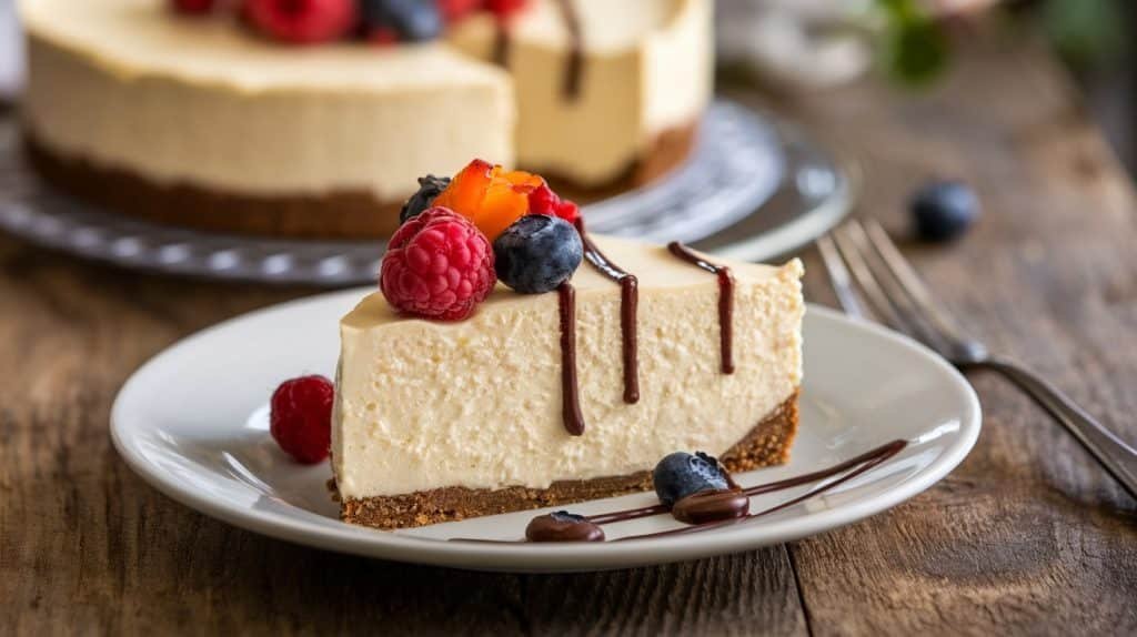 No-Bake Italian Ricotta Cheesecake