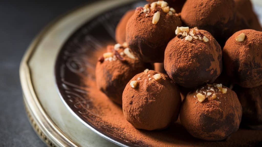 Dark Chocolate Truffle Bites