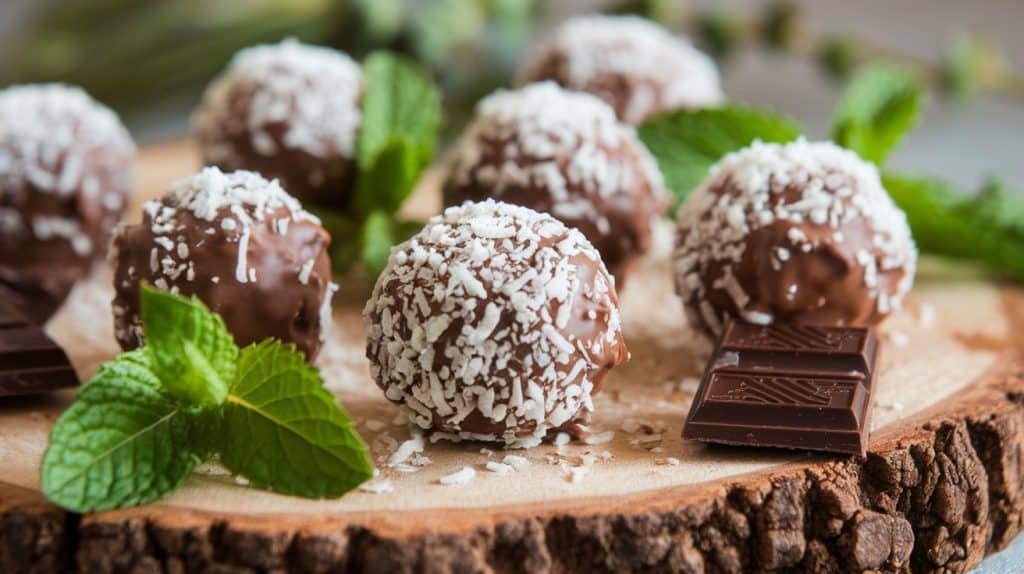 No-Bake Mint Chocolate Energy Bites