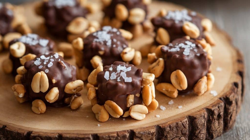 No-Bake Salted Peanut Clusters