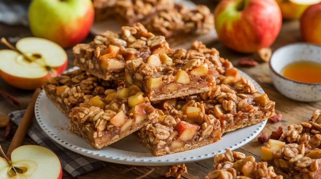 No-Bake Apple Pie Granola Bars