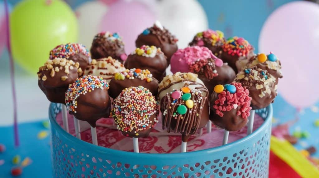 No-Bake Chocolate Dipped Marshmallow Pops