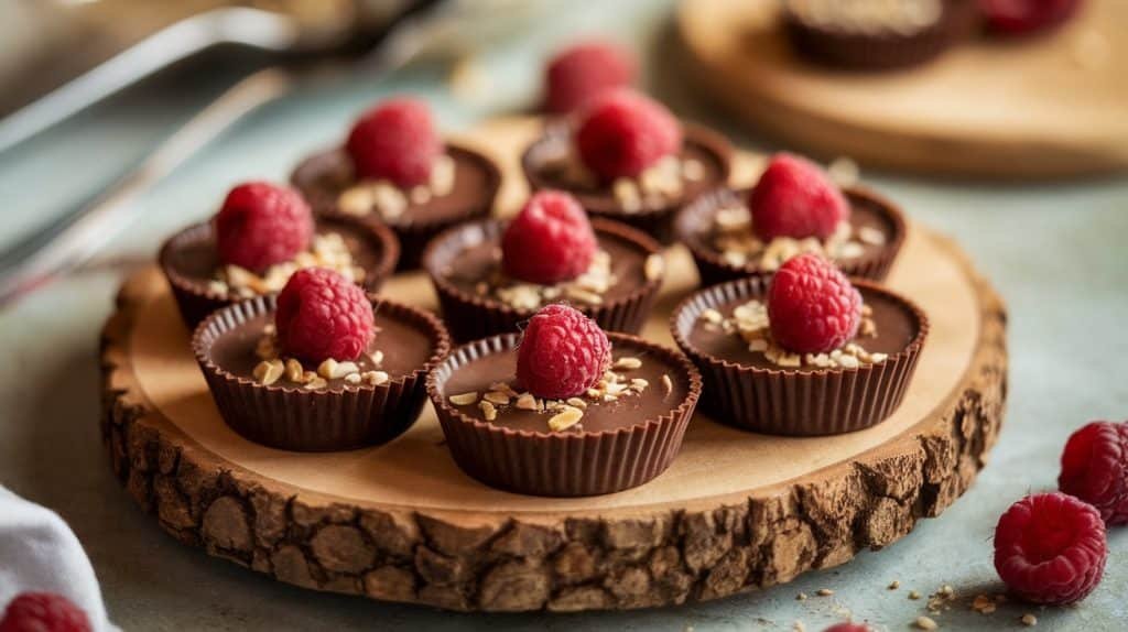 Raspberry Almond Butter Cups
