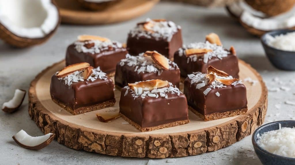 Chocolate Coconut Bliss Bars