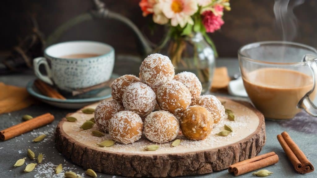 No-Bake Spiced Chai Energy Balls