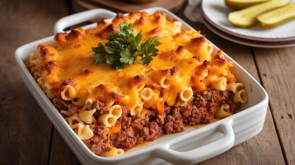 Cheeseburger Casserole