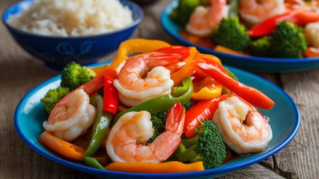 Honey Garlic Shrimp Stir-Fry