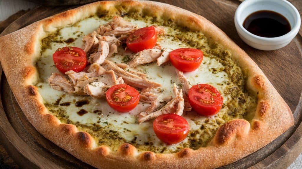Chicken Pesto Flatbread