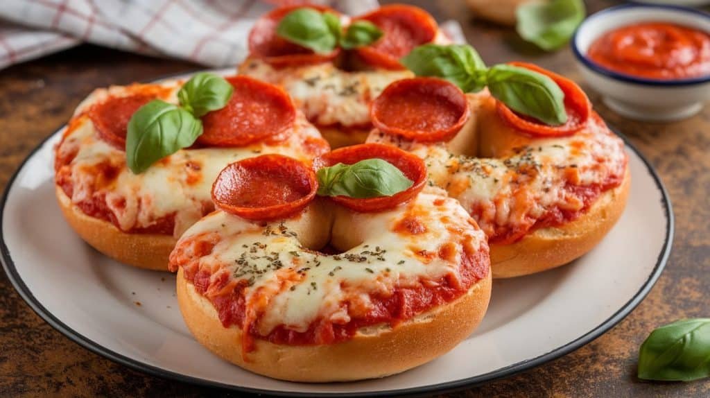 Pizza Bagels