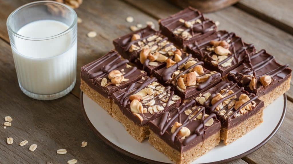 Peanut Butter Chocolate Oat Bars