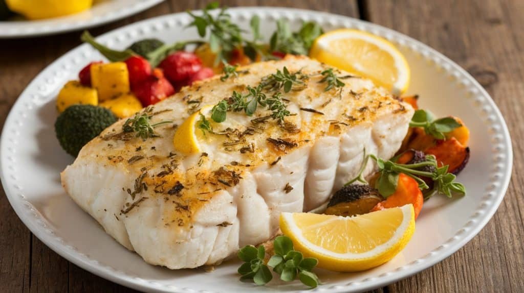 Lemon Herb Baked Cod