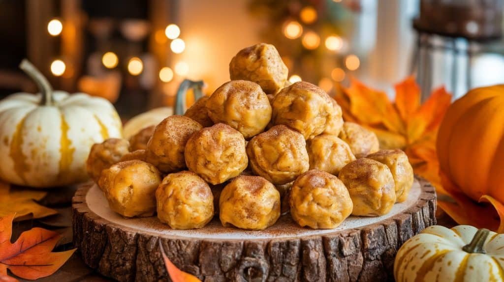No-Bake Pumpkin Spice Energy Balls