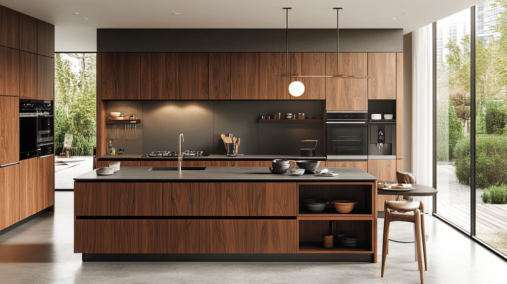 Walnut Kitchen Cabinets