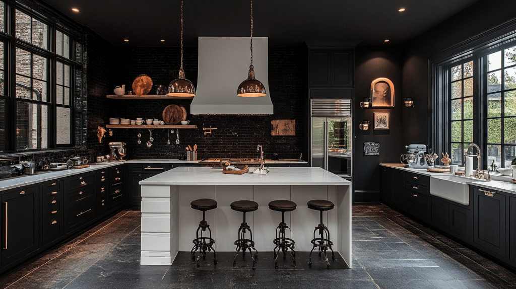 black and white kitchen ideas