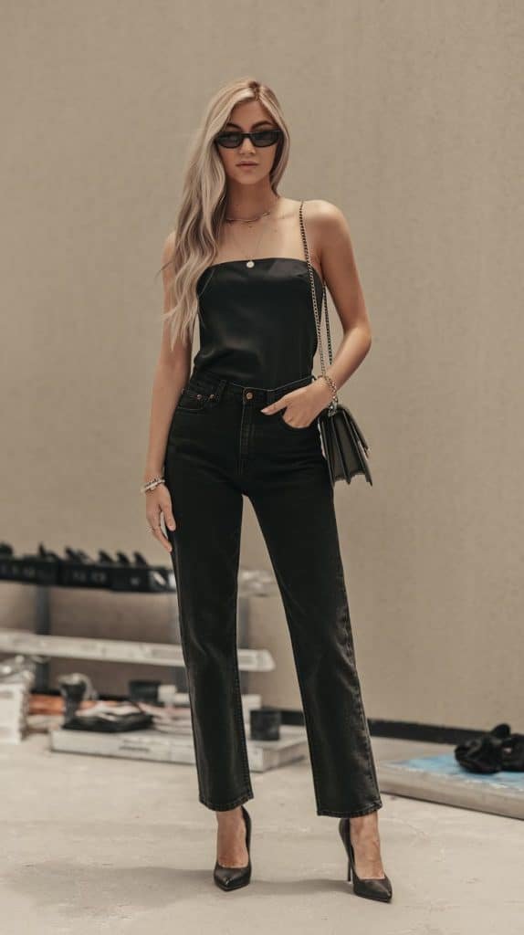 black jeans