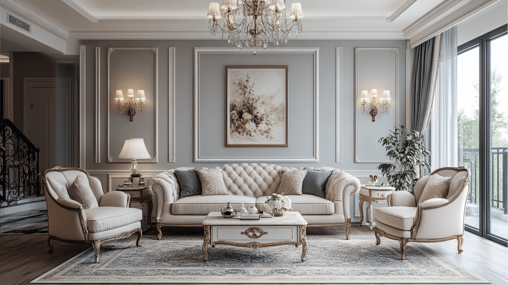 french provincial living room