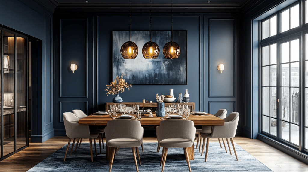 modern victorian dining room