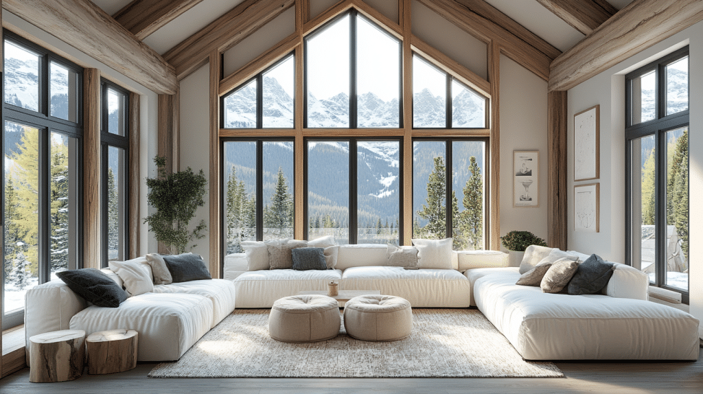 white living room decor