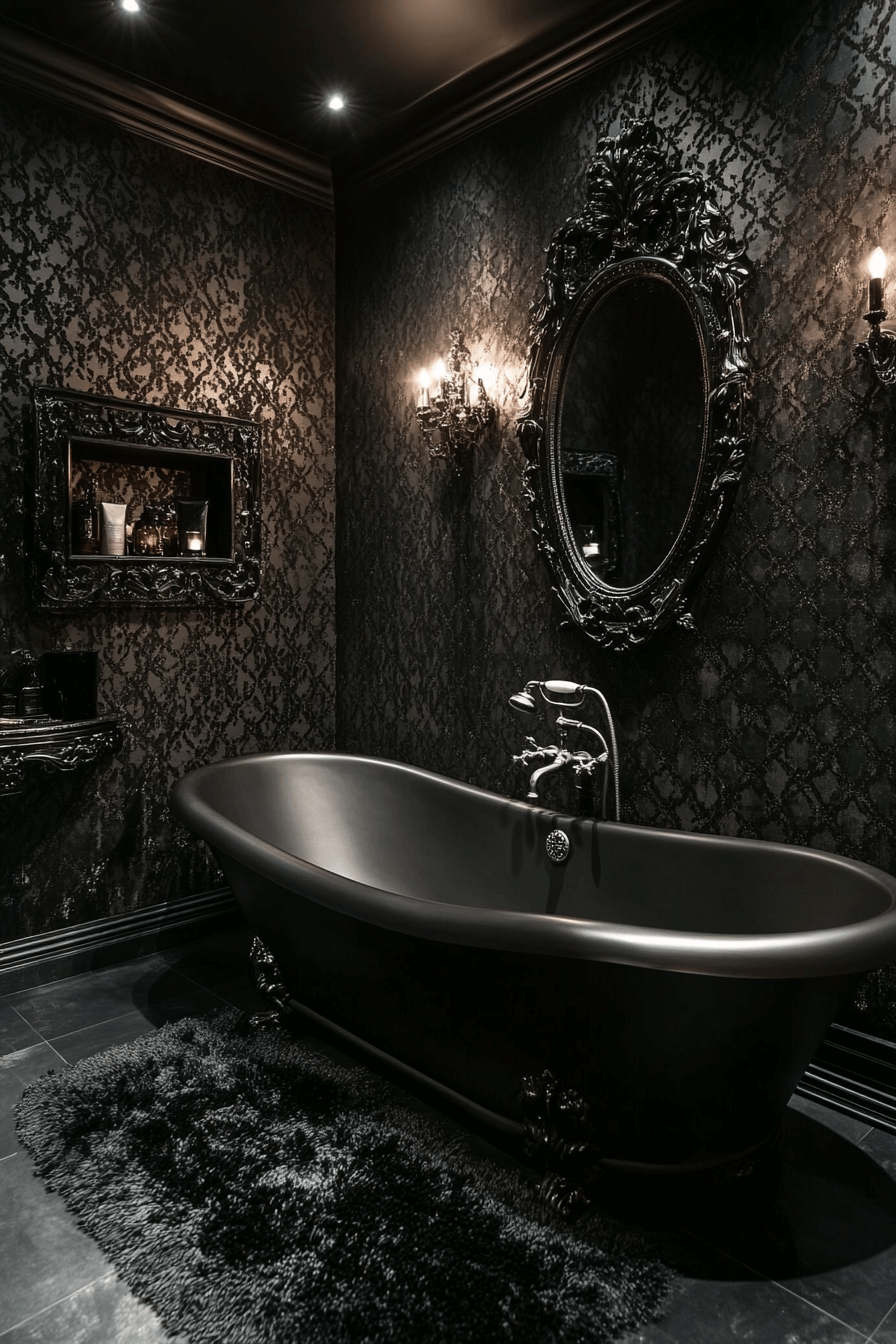 29 Whimsigoth Bathroom Ideas That Embrace the Unexpected with Grace 1 whimsigoth bathroom