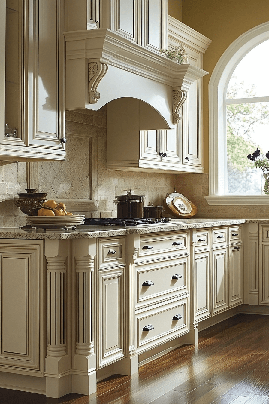 off white kitchen cabinets