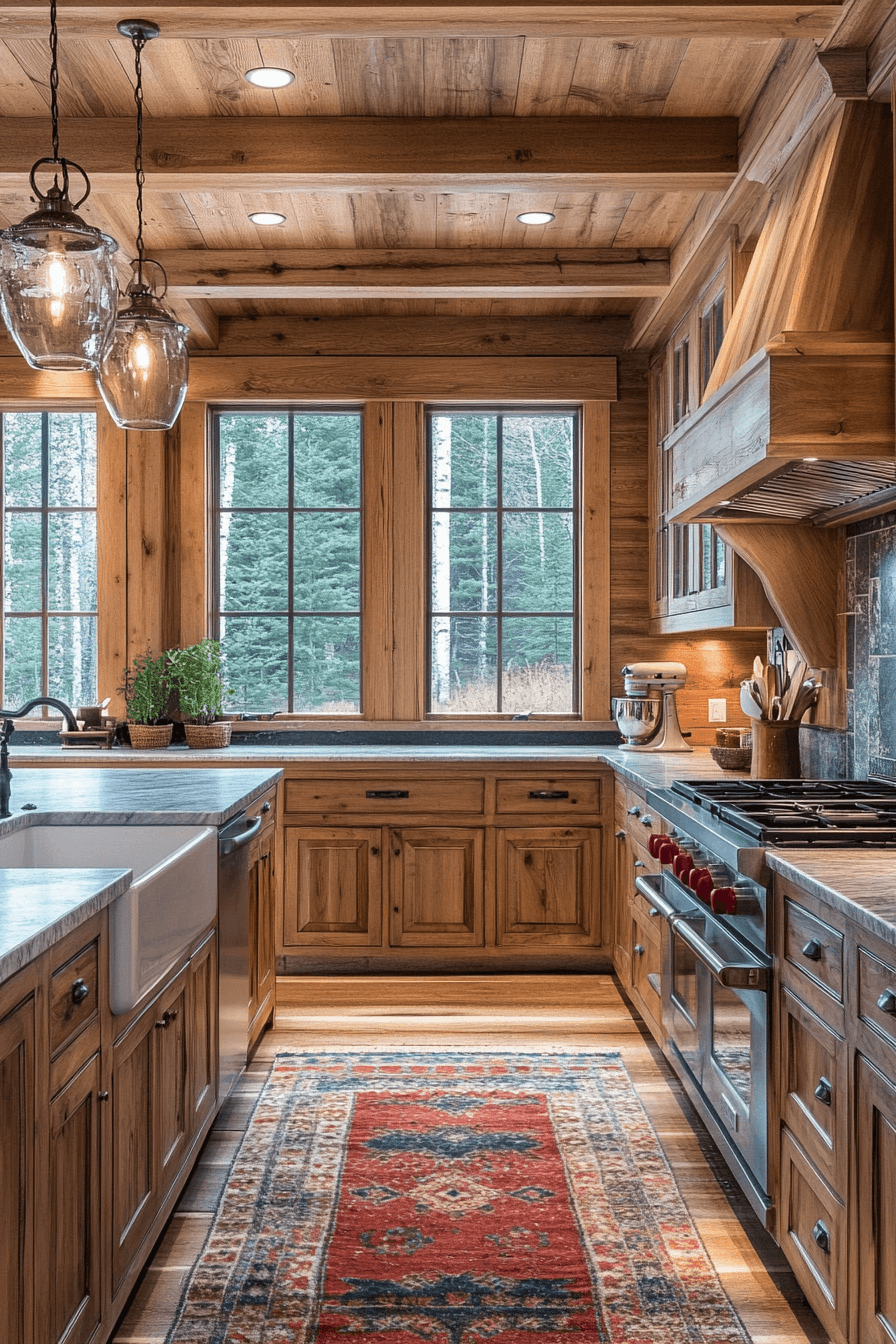 rustic kitchen cabinets