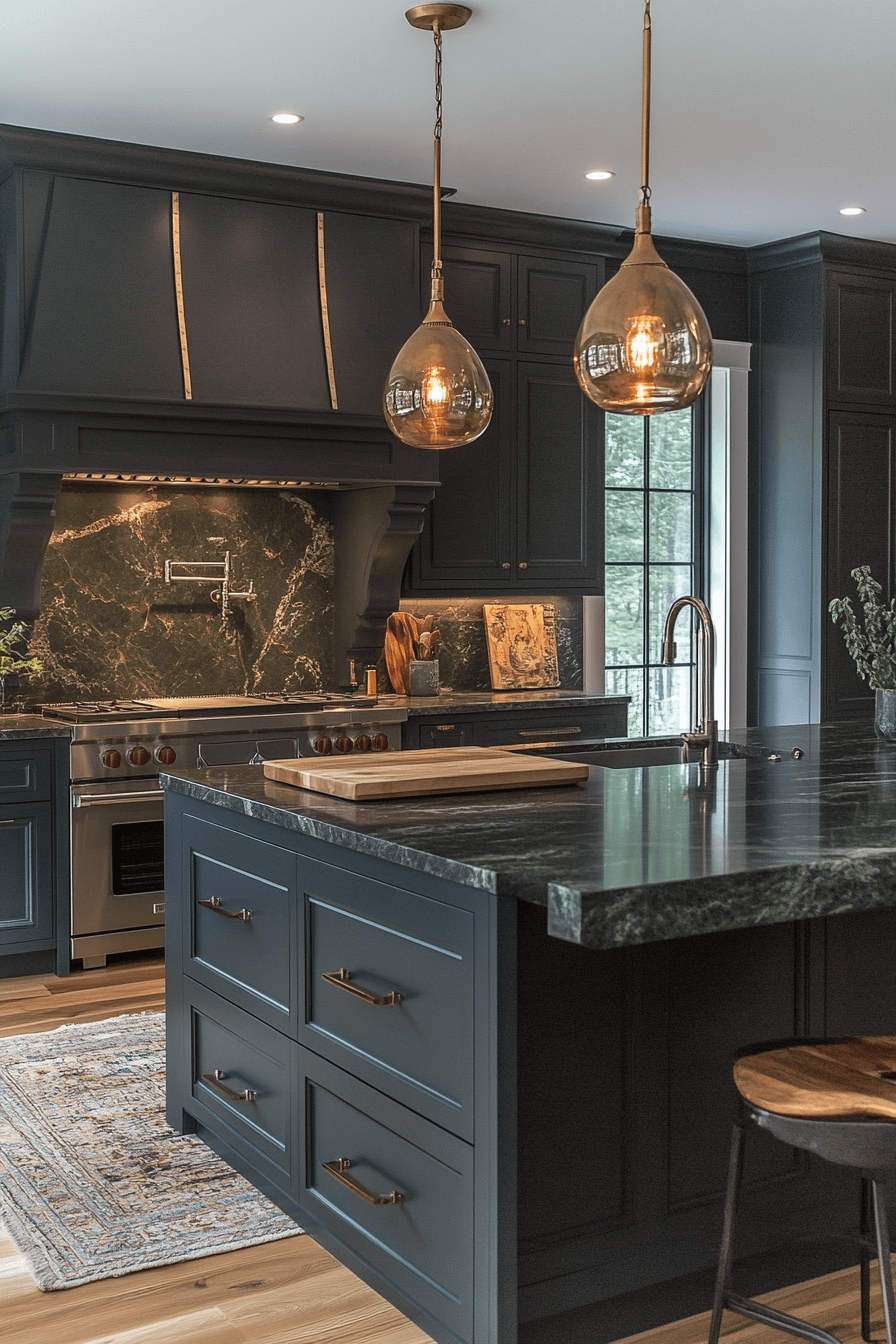 29 Dark Green Kitchen Cabinets for a Deeply Elegant Look 10 dark green kitchen cabinets