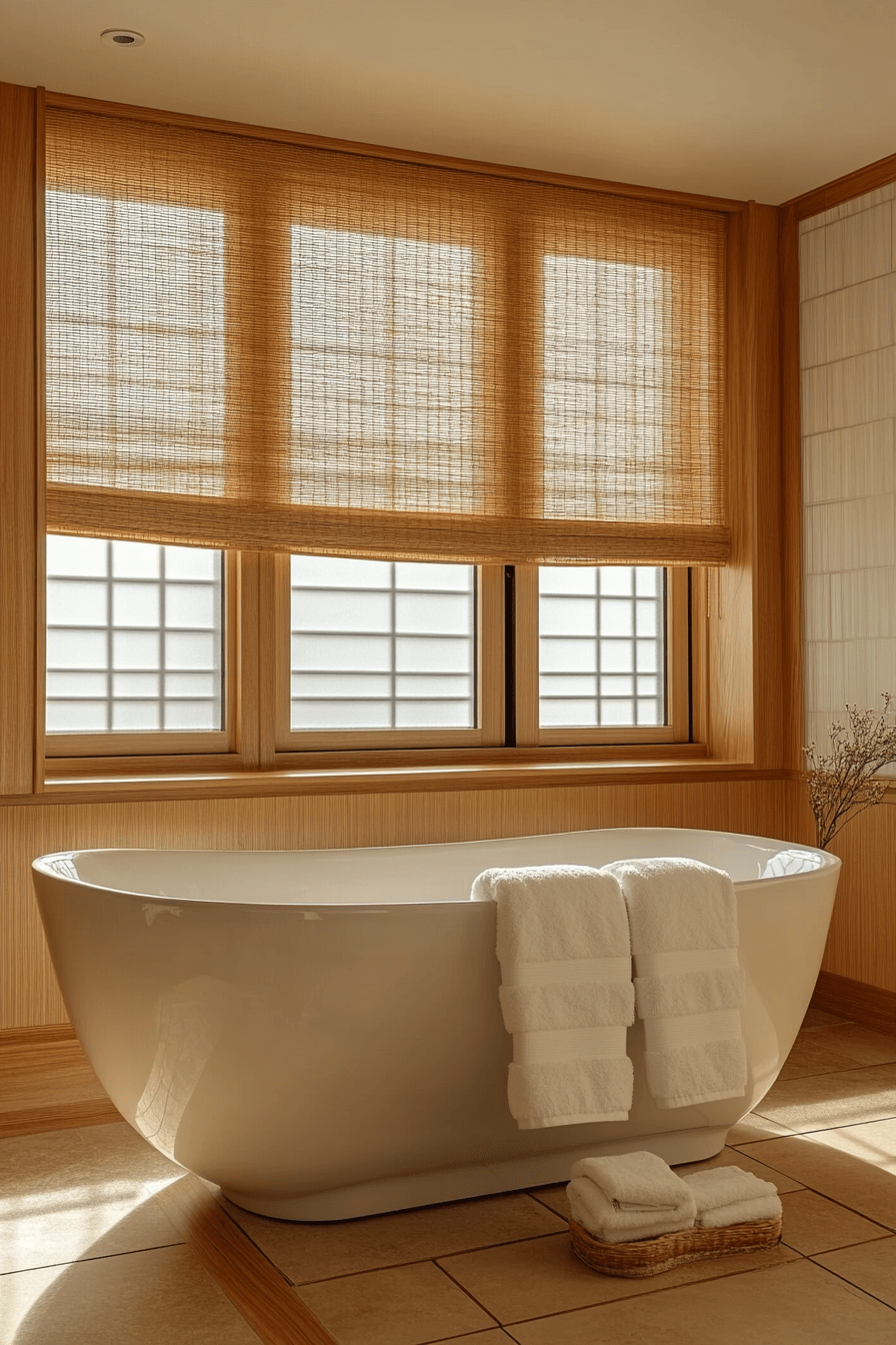 29 Japandi Bathroom Ideas to Inspire a Relaxing Home Upgrade 11 japandi bathroom