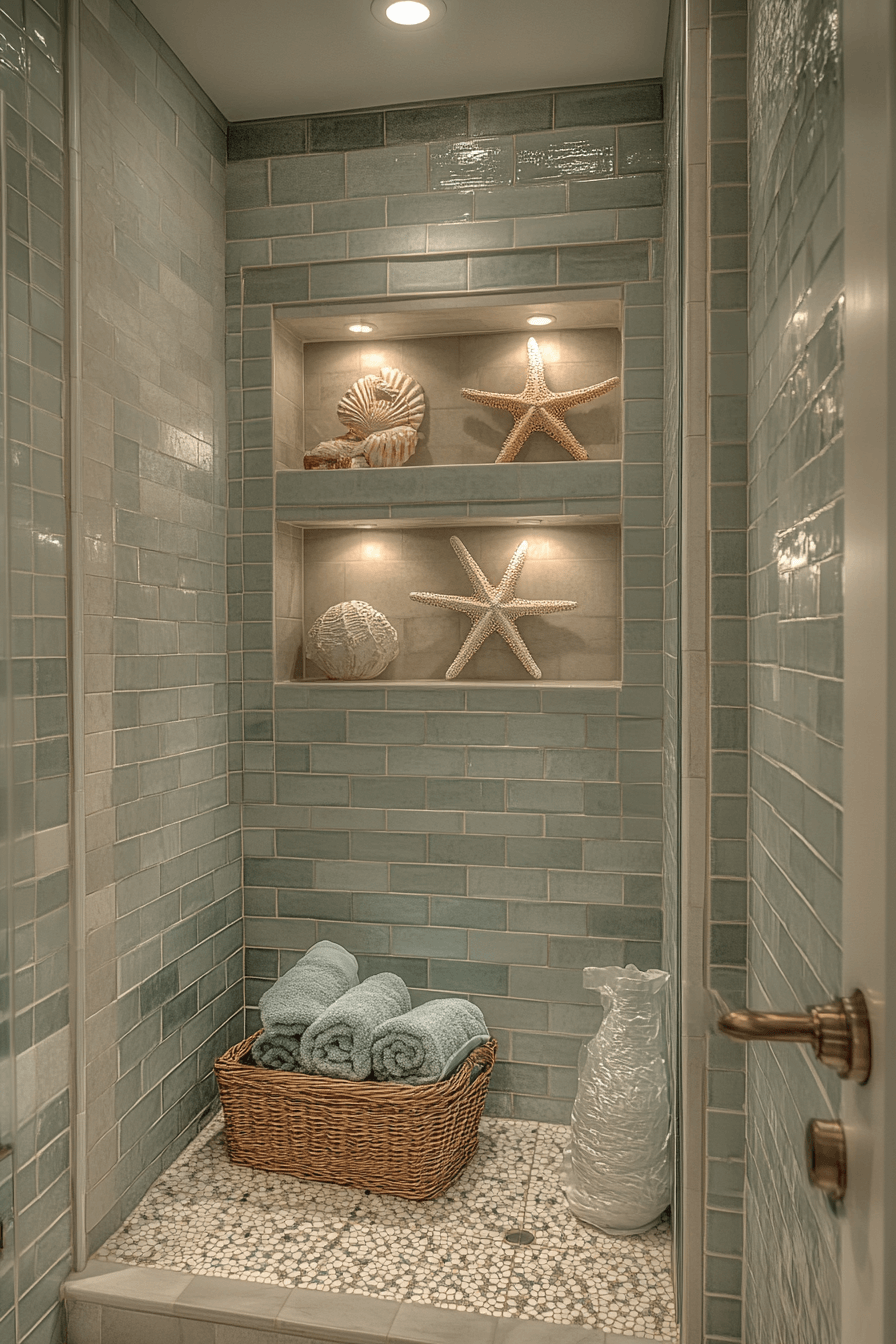 29 Coastal Bathroom Shower Ideas to Turn Your Bathroom into a Breezy Getaway 11 coastal bathroom shower ideas
