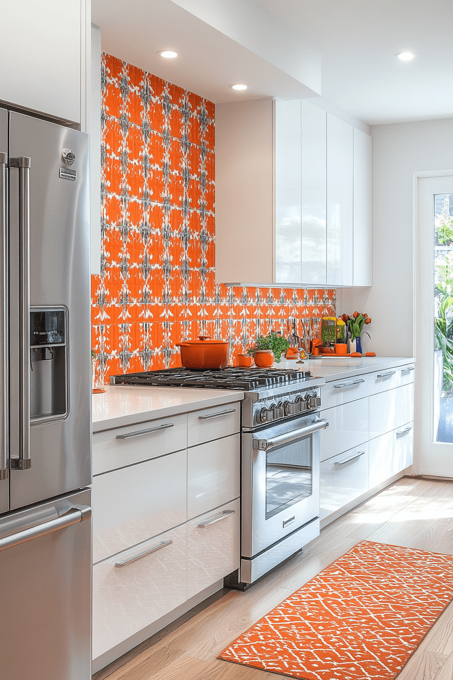 kitchen backsplash with white cabinets
