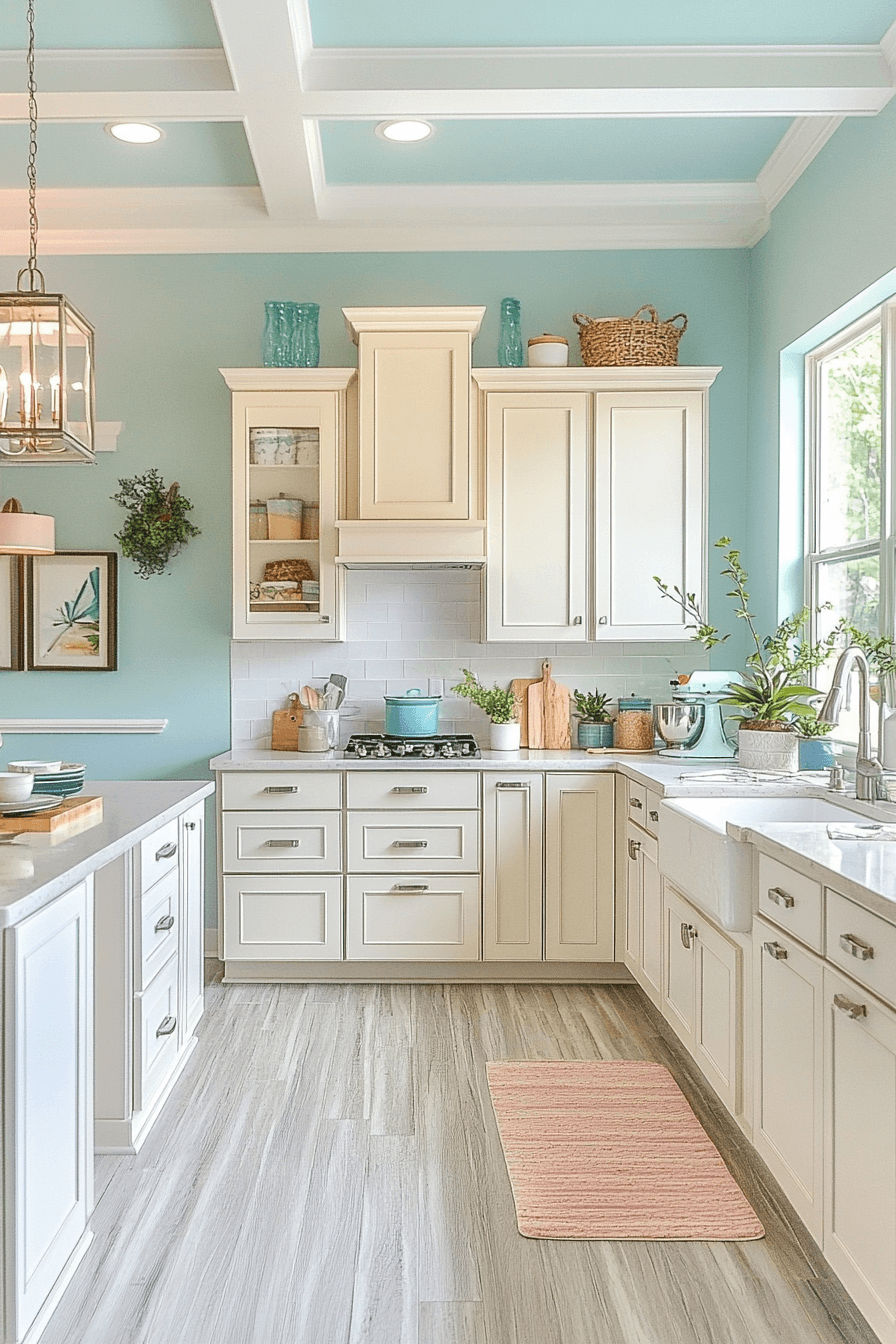 off white kitchen cabinets