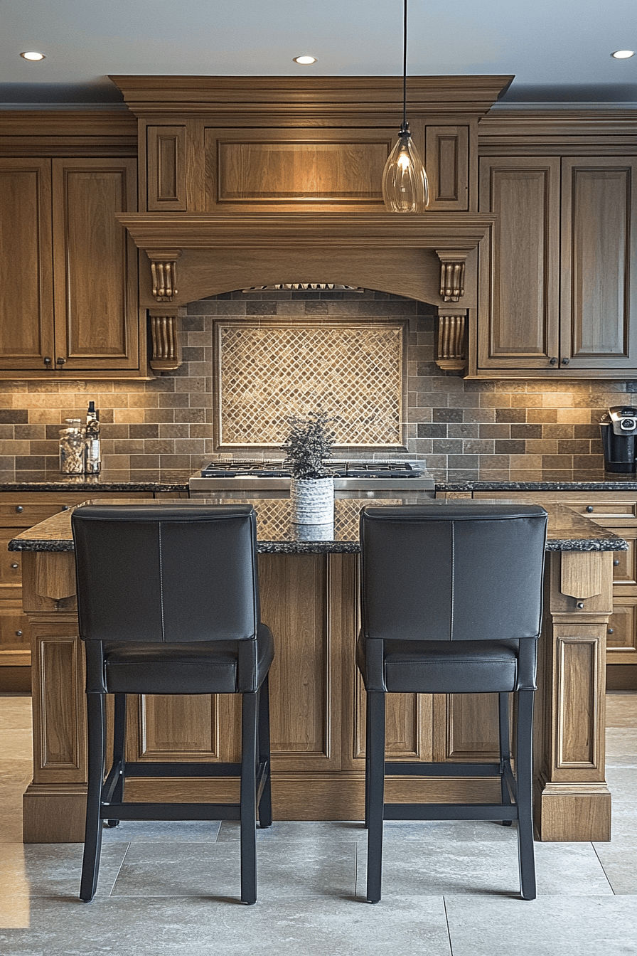 honey oak kitchen cabinets
