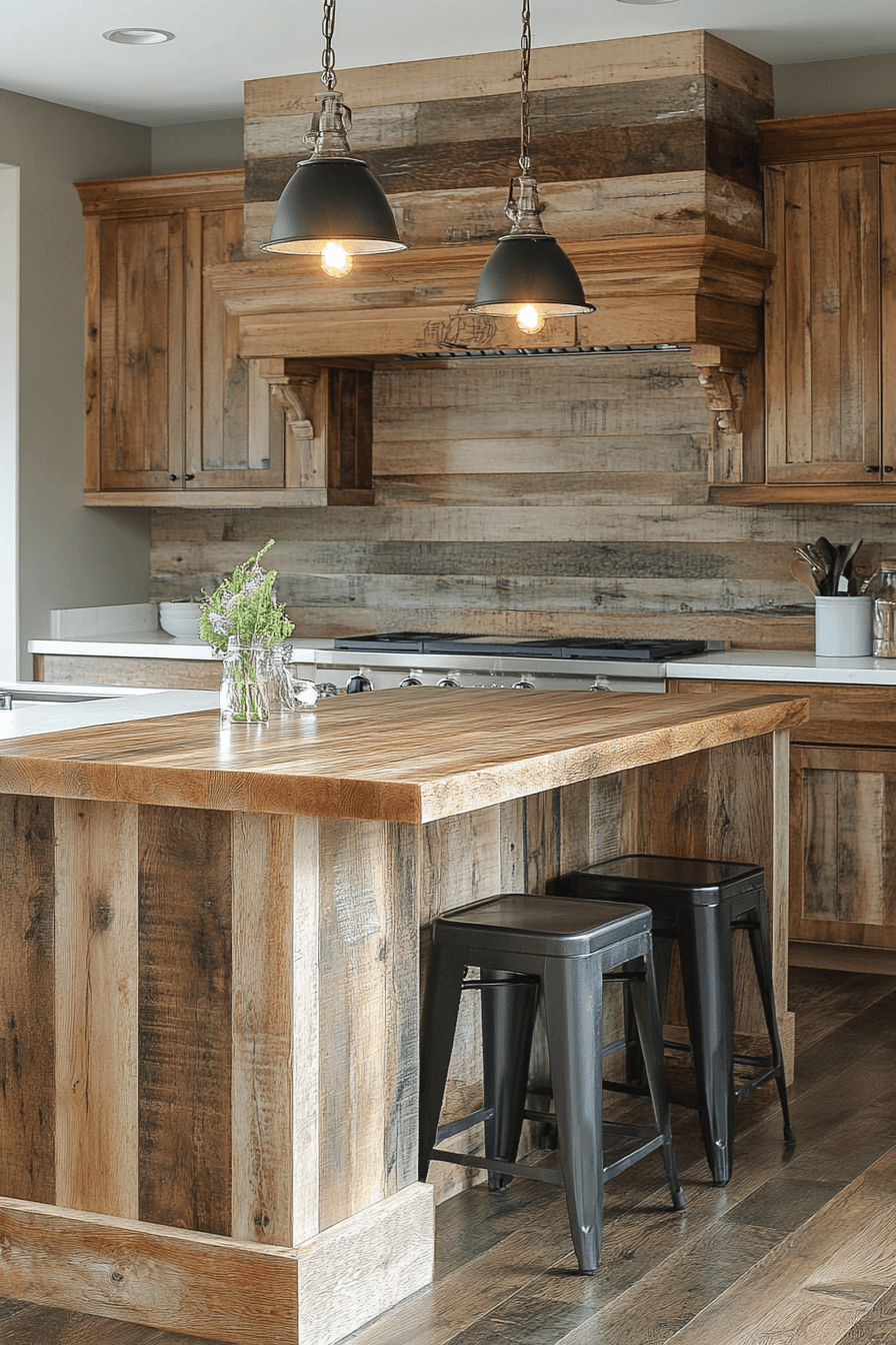 rustic kitchen cabinets