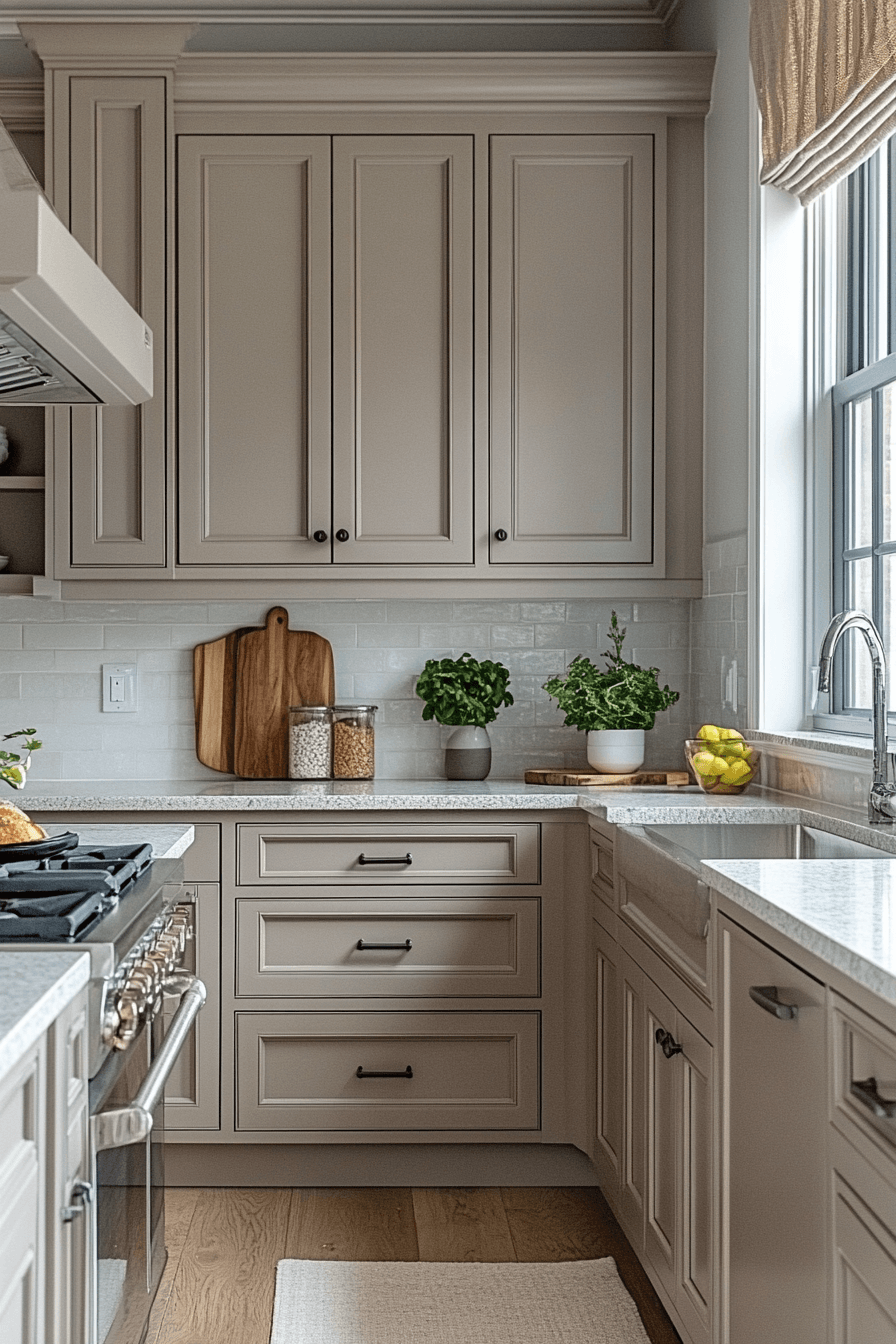 29 Light Taupe Kitchen Cabinets for a Timeless Neutral Upgrade 12 light taupe kitchen cabinets