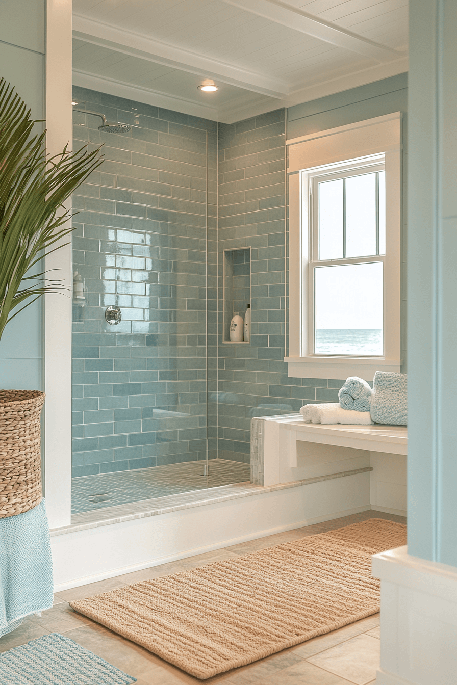 29 Coastal Bathroom Shower Ideas to Turn Your Bathroom into a Breezy Getaway 13 coastal bathroom shower ideas